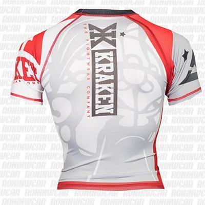 Kraken Rashguard The M4SK White-Red