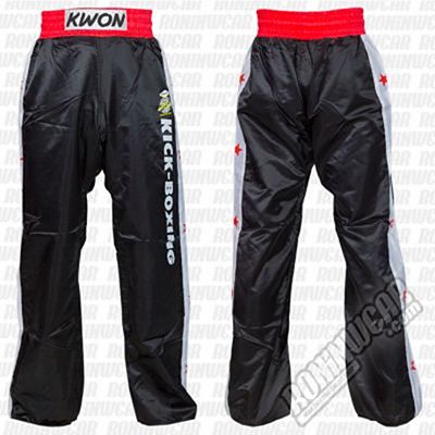 Kwon Kickboxing Satin Pants Noir