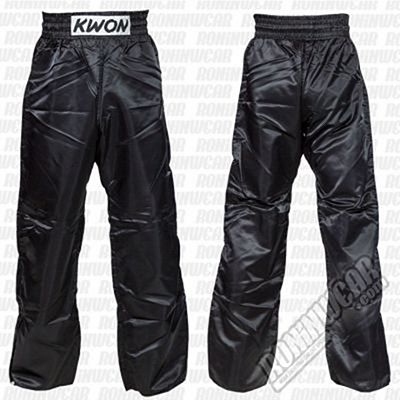 Kwon Satin Pants Nero