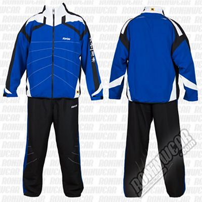 Kwon Statement Training Suit Black-Blue