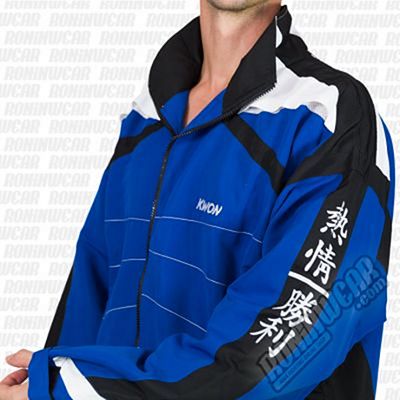 Kwon Statement Training Suit Nero-Blu