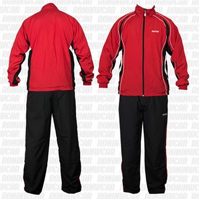 Kwon Teamsuit Shore Rot-Schwarz