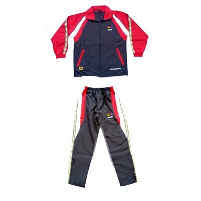 Kwon WTF Tracksuit Schwarz-Rot