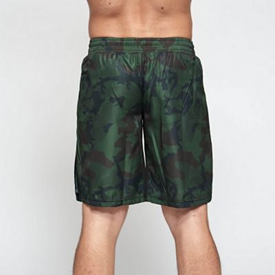 Leone 1947 AB954 Camo MMA Shorts Zöld