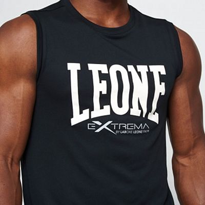 Leone 1947 ABX103 Logo Sleeveless T-shirt Schwarz