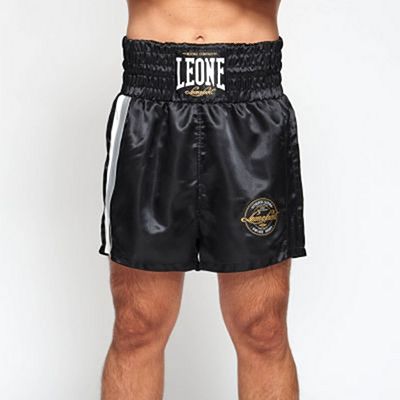 Leone 1947 Authentic Boxing Shorts Fekete