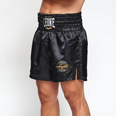 Leone 1947 Authentic Boxing Shorts Fekete