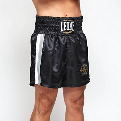 Leone 1947 Authentic Boxing Shorts Fekete