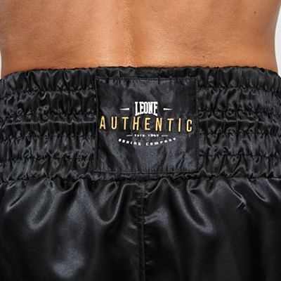 Leone 1947 Authentic Boxing Shorts Fekete