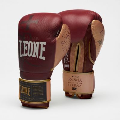 Leone 1947 Boxing Gloves Roma SPQR GN503 Rojo