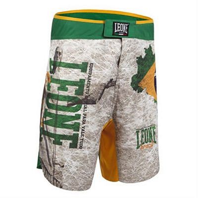 Leone 1947 Brazil MMA Shorts Vit-Grön