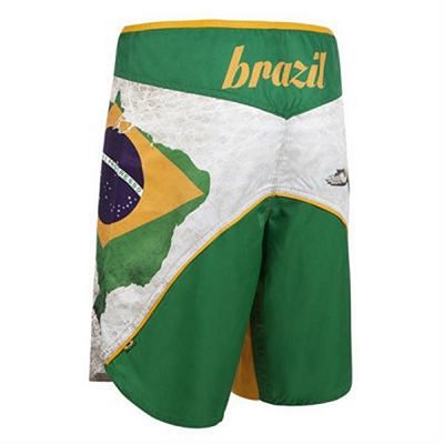 Leone 1947 Brazil MMA Shorts Blanco-Verde