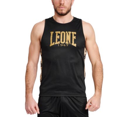 Leone 1947 Camiseta Boxeo DNA Schwarz-Gold