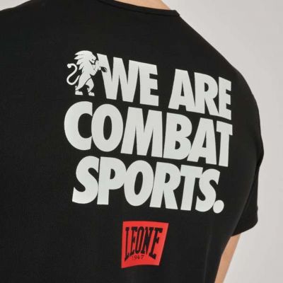Leone 1947 Camiseta Manga Corta LOGO WACS ABX131 Black