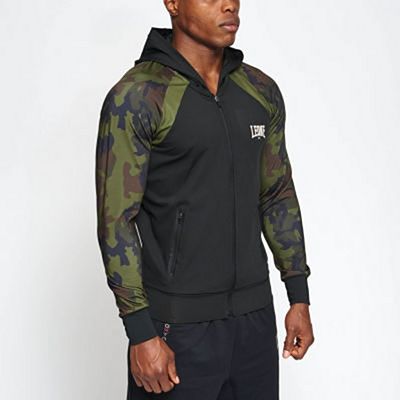 Leone 1947 Camo Hooded Light Sweatshirt Grön