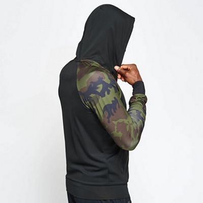 Leone 1947 Camo Hooded Light Sweatshirt Grün