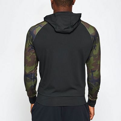 Leone 1947 Camo Hooded Light Sweatshirt Verde