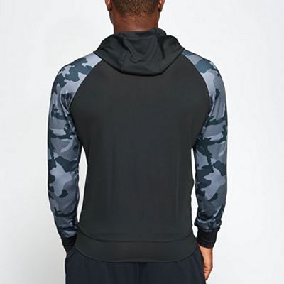 Leone 1947 Camo Hooded Light Sweatshirt Grau