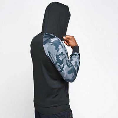 Leone 1947 Camo Hooded Light Sweatshirt Cinza