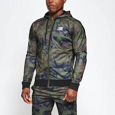 Leone 1947 Camo Hoodie Sweatshirt Vert