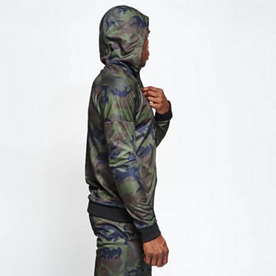 Leone 1947 Camo Hoodie Sweatshirt Verde