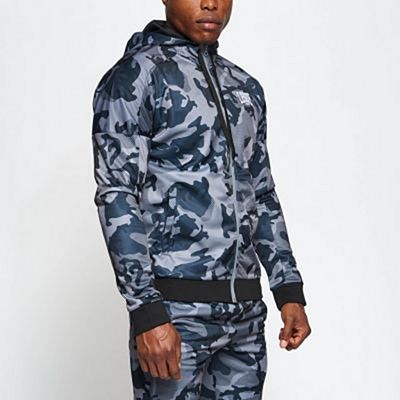 Leone 1947 Camo Hooded Sweatshirt Grey
