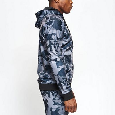 Leone 1947 Camo Hooded Sweatshirt Grigio