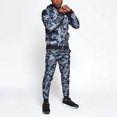 Leone 1947 Camo Hooded Sweatshirt Grey