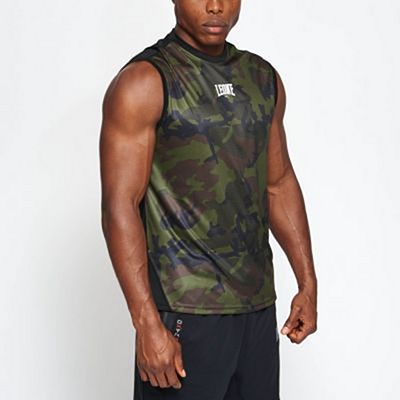 Leone 1947 Camo Sleeveless Tshirt Vert-Camo