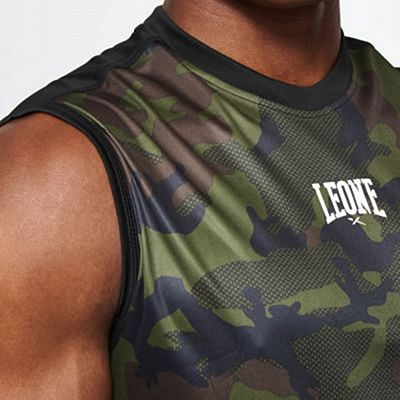 Leone 1947 Camo Sleeveless Tshirt Grün-Camo