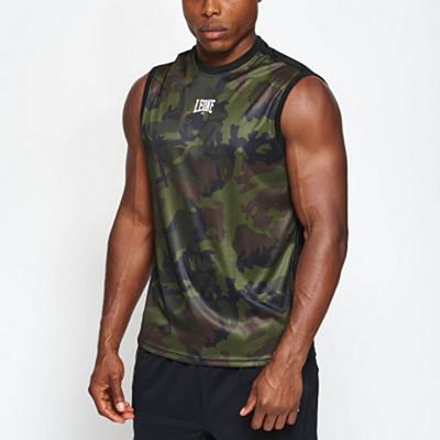 Leone 1947 Camo Sleeveless Tshirt Verde-Camo