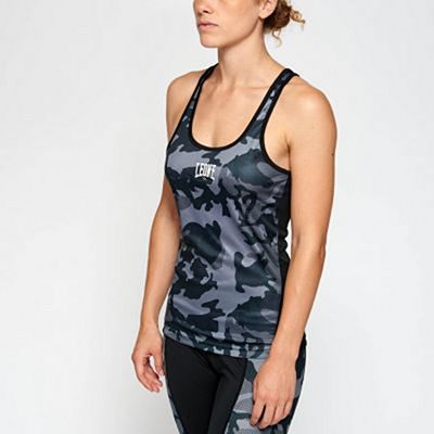 Leone 1947 Camo Top Tank Cinza-Camo