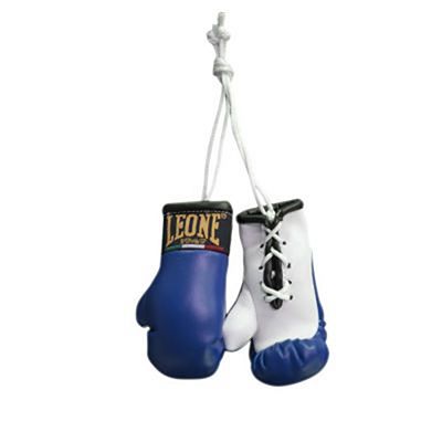 Leone 1947 Car Rear View Boxing Gloves Charm Blau