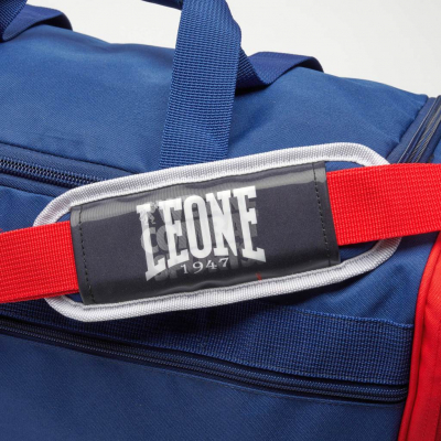 Leone 1947 Color Block Duffel Bag Sininen-Punainen