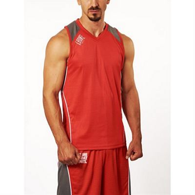 Leone 1947 Corner Boxing Singlet Rouge