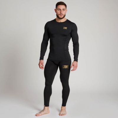 Leone 1947 DNA Long Sleeve Compression Shirt Fekete
