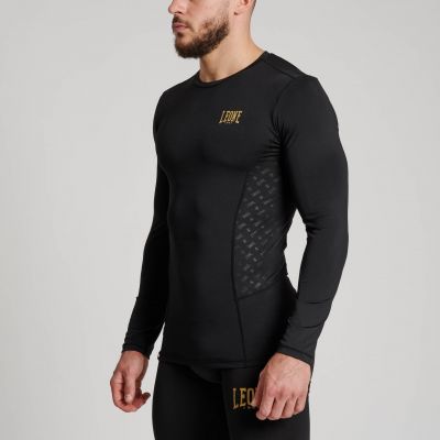 Leone 1947 DNA Long Sleeve Compression Shirt Fekete