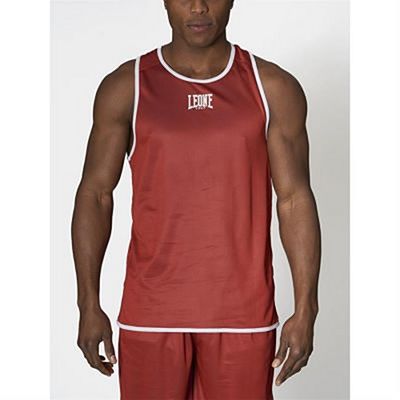 Leone 1947 Double Face Boxing Singlet Blu-Rosso