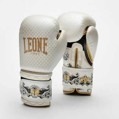 Leone 1947 Parthenope GN326 Boxing Gloves Bianco-Oro