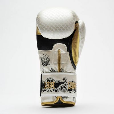 Leone 1947 Guantes De Boxeo PARTHENOPE GN326 Branco-Dourado