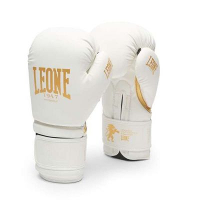 Leone 1947 Guantes De Boxeo WHITE&GOLD GN059W Branco-Dourado