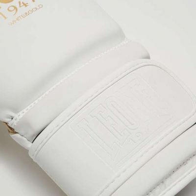 Leone 1947 Guantes De Boxeo GN059W Blanco-Oro