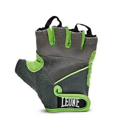 Leone 1947 Gym Gloves Body Building Cinza-Verde