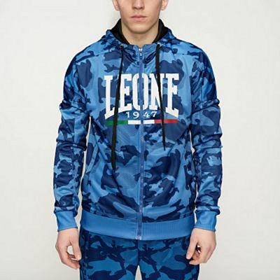 Leone 1947 ITA Hoodie Swearshirt Blu-Camo