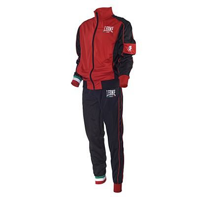 Leone 1947 Italy Tracksuit Rojo-Negro