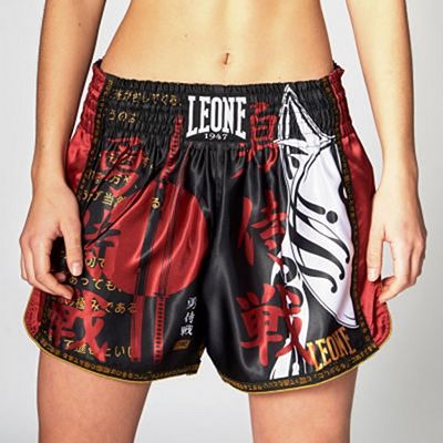 Leone 1947 Kitsune II Muay Thai Shorts Negro