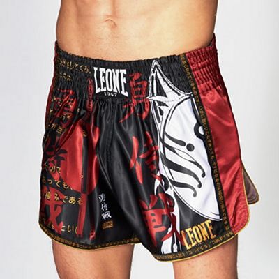 Leone 1947 Kitsune II Muay Thai Shorts Negro