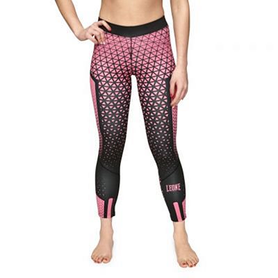 Leone 1947 Legging Tech Noir-Rose