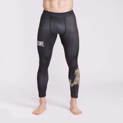 Leone 1947 Leggins Masculino MMA HERACLES AB534 Nero