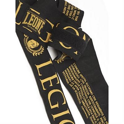 Leone 1947 Legionarivs Hand Wraps 350cm Preto-Dourado